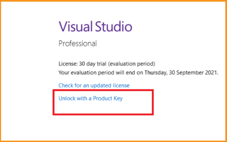 Activar Visual Studio 2017