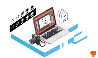 Control de los niveles de brillo y contraste