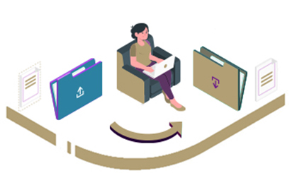 Amplia biblioteca de elementos de diseño