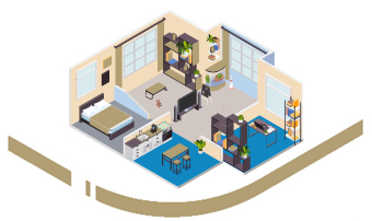 Visualización 3D realista