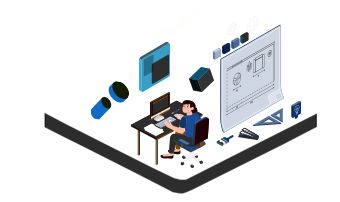 Brillo sin fisuras de 2D a 3D