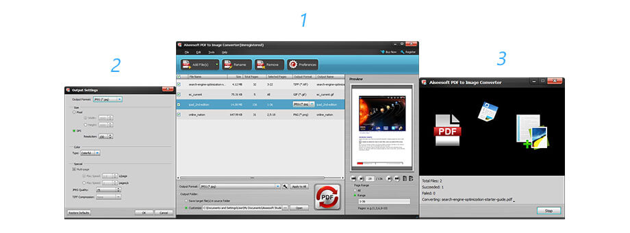 Proceso de conversión