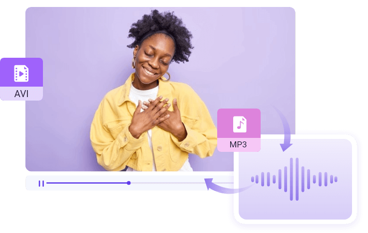 convert audio to video