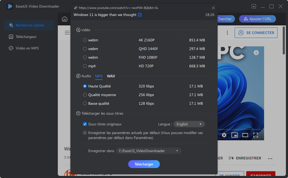 EaseUS Video Downloader