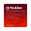 McAfee Privacy & Identity Guard 2026-2027, Runtime: 1 año, Dispositivos: 1 Dispositivo, image 