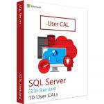 SQL Server Standard 2016 - 10 User CALS