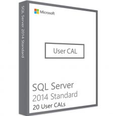 SQL Server 2014 Standard - 20 User CALs