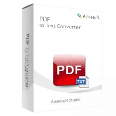 Aiseesoft PDF a Text Converter