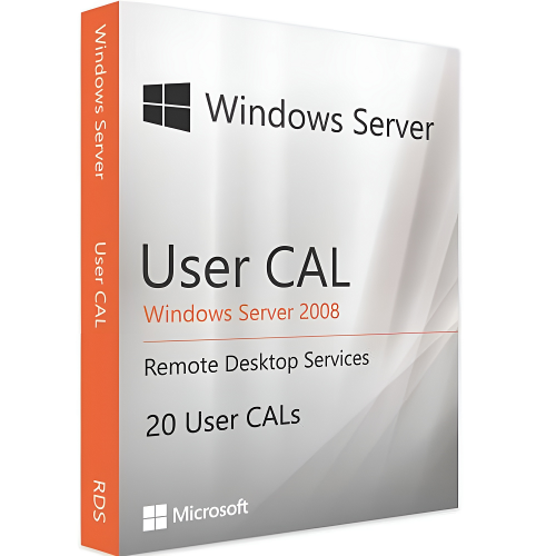 Windows Server 2008 - 20 User CALs