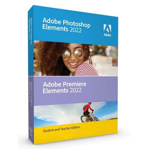 Adobe Photoshop & Premiere Elements 2022 Student & Teacher