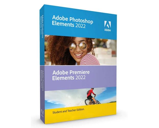 Adobe Photoshop & Premiere Elements 2022 Student & Teacher
